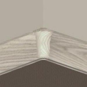 Set 4 buc piese de colt interior pentru plinta PVC culoare artar alb